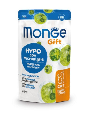 Monge Gift Energy Topping Cat Hypo z mikroalgami 60 ml