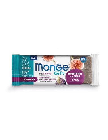 Monge Gift Fruits Bars Dog Adult Duck with figs 100g