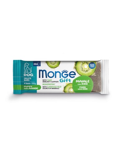 Monge Gift Fruits Bars Puppy and Junior Pork with kiwi 100g