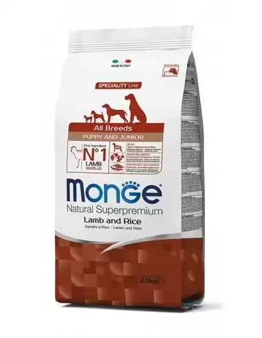 MONGE LAMB PUPPY WITH RICE 2.5 kg