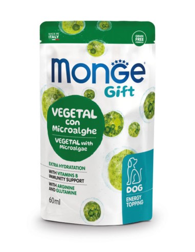 Monge Gift Energy topping Dog Adult Plants with microalgae 60ml