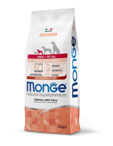 MINI PUPPY SALMON WITH RICE 7,5KG
