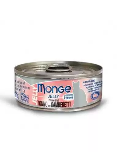 MONGE JELLY TUNA WITH PRAWNS IN A GALLERY 80G