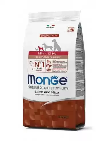 OUTLET MONGE MINI PUPPY LAMB AND RICE 2.5KG