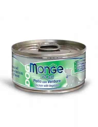 MONGE DOG NATURAL CHICKEN WITH VEGETABLES 95g