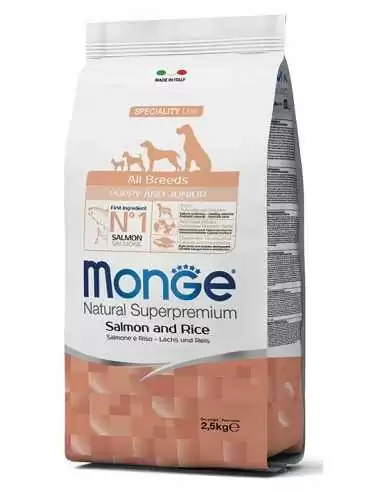 MONGE PUPPY SALMON WITH RICE 2.5KG