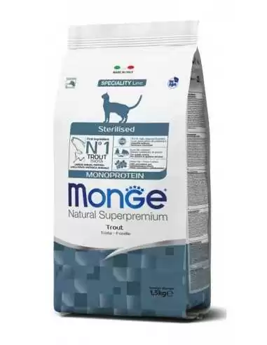 MONGE MONOPROTEIN STERLISED TROUT 1,5 kg