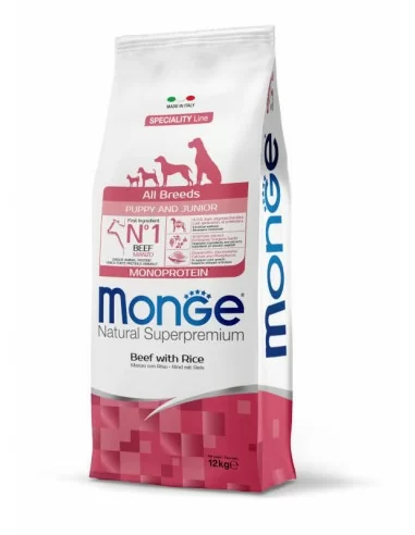 MONGE MONOPROTEIN PUPPY BEEF AND RICE...