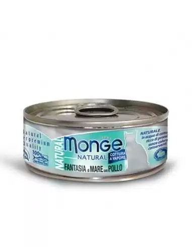 MONGE NATURAL SEAFOOD WITH CHICKEN 80G