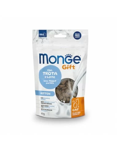 Monge Gift Filled and Crunchy Kitten Forelle mit Milch 60g