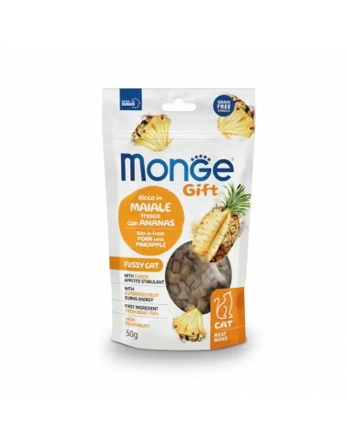 Monge Gift Meat Minis Cat Adult Wieprzowina z ananasem i serem 50g