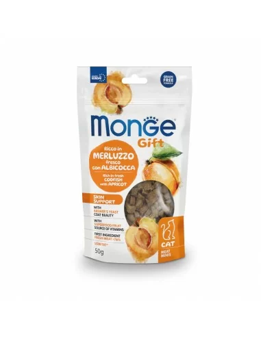 Monge Gift Meat Minis Cat Adult Cod with apricot 50g